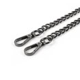 thumbnail image 4 of Correa de repuesto para asa de mensajero de hombro con cadena de bolso de metal (negro), 4 of 5