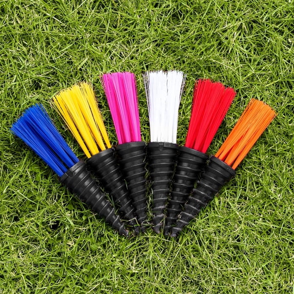 FORZA Screw-In Grass Field Marking Whiskers [25 Pack] - Screw-in Ground Grass Field Marking Tufts [Eight Color Options]