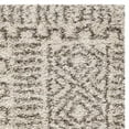thumbnail image 5 of SAFAVIEH Hudson Raphael Geometric Shag Area Rug, Ivory/Grey, 7' x 7' Square, 5 of 6