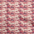 thumbnail image 1 of oneOone Rayon Red Fabric Abstract Zigzag Sewing Material Print Fabric By The Yard 56 Inch Wide, 1 of 4