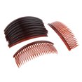 thumbnail image 2 of Pack of 12 Pieces of Plain Large Plastic Hair Combs Slides Hair , Red brown, Red brown, 2 of 8