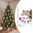 thumbnail image 4 of Calendario de Adviento de Navidad 2025 con adorno colgante de muñeco de nieve coleccionable navideño Estilo F, 4 of 7
