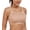 Beige, variant on Exerin Women's Wireless Full Coverage High Impact Plus Size Supportive Sports Bra(38B,Black)