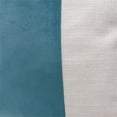 thumbnail image 3 of Caleb 21" Square Accent Pillow - Peacock/Cloud White in Set of 2, 3 of 4