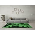 thumbnail image 3 of Ahgly Company Indoor Rectangle Oriental Emerald Green Modern Area Rugs, 6' x 9', 3 of 4