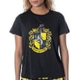 thumbnail image 3 of Harry Potter Women's Hogwarts Castle Crest 2 Piece Pajama Short Set Sleepwear Slytherin Hufflepuff Gryffindor Ravenclaw, 3 of 7