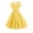 Yellow, variant on SMihono Fashion Polka Dot Print Babydoll Summer 2025 Boho Dresses Deep V-Neck Ruffle Maxi Sundress,Short Sleeve Flowy Beach Party Dress Black XXL