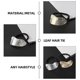 thumbnail image 2 of 2pcs Leaf Scrunchies Ponytail Holder Metal Hair Cuffs Elastic Hair Tie Women Hair Accessories, 2 of 2