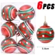 thumbnail image 1 of 6 piezas de adornos de bolas de Navidad, copos de nieve de Papá Noel, colgante para árbol de Navidad, regalos de Navidad para el hogar, decoración de fiesta de Navidad, 1 of 6