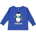 thumbnail image 3 of Inktastic Chillin Penguin Boys or Girls Long Sleeve Toddler T-Shirt, 3 of 5