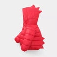 thumbnail image 2 of YUGYXL Dinosaur Hooded Warm Jackets Toddler Girl Winter Lightweight Puffer Jacket Cute Solid Color Zipper Down Coat Holiday Gift for Girl Red,3-4Years, 2 of 3