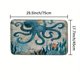 thumbnail image 1 of 1pc Octopus Starfish Bathroom Rugs and Shower Curtain Set with 12 Hooks - Machine Washable Polyester Fabric, Non-Slip, Absorbent Mat, U Shaped Toilet Mat and Toilet Cover - Home Decor Accessories, 1 of 4