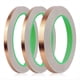 thumbnail image 1 of Paquete de 3 Cintas de Lámina de Cobre, Cinta Adhesiva de Cobre Conductora de Doble Cara para Blindaje, Conexión A (1/4 Pulg., 1/4 Pulg., 1/2 Pulg.) X 21,9 Yardas, 1 of 7