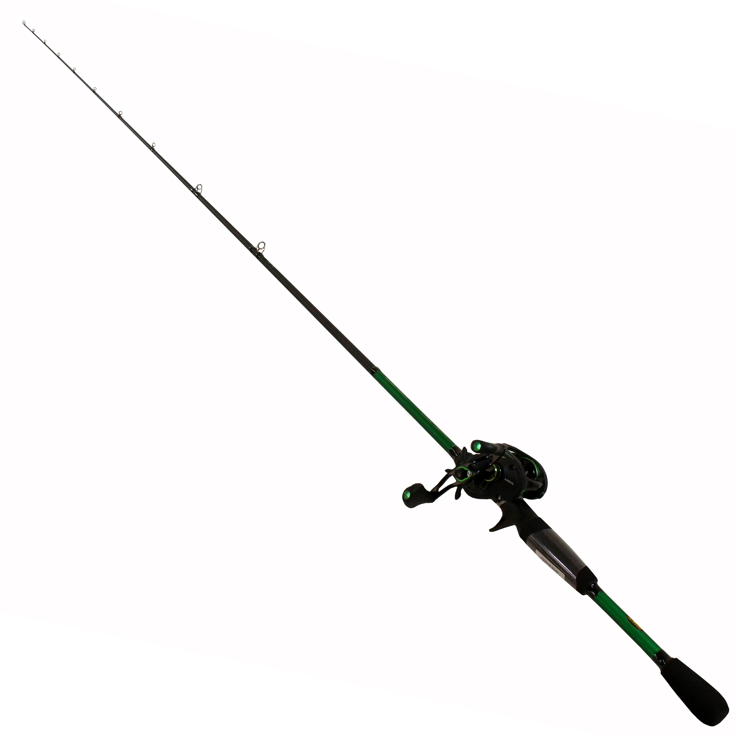 Lews Fishing Mach Baitcast Combo 6.8:1 Gear Ratio, 10 Bearings, 6'10 1pc  Rod, Medium/Heavy Power, Left Hand Fishing Reel 
