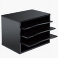 thumbnail image 3 of FITUEYES Wood Desktop Workspace Organizers with file storage 4-tier Black, 3 of 7
