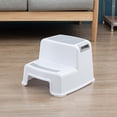 thumbnail image 2 of Xingzhi Stylish Step Stool - Durable Construction And Easy To Clean Multifunctional PP Kids Step Stool Stepping Stools Pink, 2 of 6