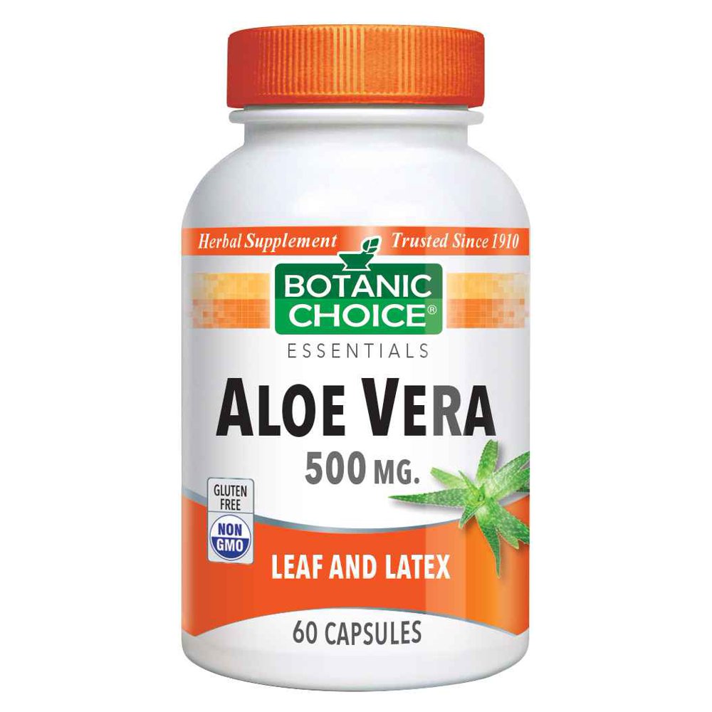 Botanic Choice Aloe Vera 500 mg.,60 capsules