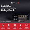 thumbnail image 2 of MB Quart 4 Circuit 20A Relay Bank with Plug & Play Capability for 12V Circuits, 2 of 8