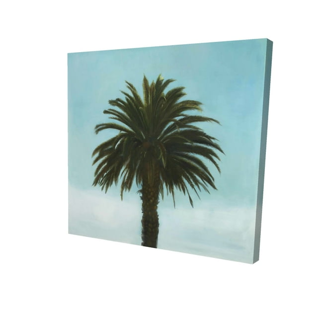 Palmier Tropical - Toile 24"x24 Pouces - Impression à la Demande