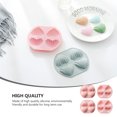 thumbnail image 4 of Moldes para hornear en forma de corazón de 4 piezas Moldes para pasteles de silicona de 4 cavidades Moldes para pasteles, 4 of 6