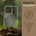 thumbnail image 3 of Encased Planet Eco Case, Designed for iPhone 14 - Earth Friendly 100% Biodegradable Compostable Bio Case and Packaging (Sage Green), 3 of 9