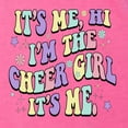 thumbnail image 6 of Wild Bobby Its Me I'm The Cheer Girl Women Tri-Blend Racerback Tank Top, 6 of 6