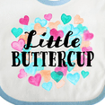thumbnail image 4 of Inktastic Little Buttercup Hearts Boys or Girls Baby Bib, 4 of 4