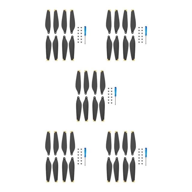 Hélices de drones Cateissary 4 pares repuesto para Mini 3 Pro Gold Type2 NO2