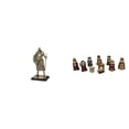 thumbnail image 1 of Figura de escritorio,Estatua de caballero,artesanía artística,coleccionable,escritorio,oficina,Figura decorativa,pieza de arte,decoración del hogar,Estatua de la Natividad,Figuras navideñas, 1 of 8