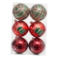 thumbnail image 3 of 6 bolas navideñas colgantes reutilizables para decorar el de , ideal para compromisos, Acción de , aniversarios, fiestas. Rojo Verde, 3 of 8
