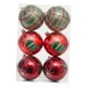thumbnail image 3 of 6 adornos navideños de bolas, decoración navideña, manualidades, ligeros, para árbol de Navidad. Rojo Verde, 3 of 9