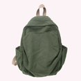 thumbnail image 2 of Mochila Unisex Vintage para Estudiantes JShteea Mochila Lona Gran Capacidad verde, 2 of 9