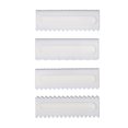 thumbnail image 4 of Raspador de crema para pasteles, peine decorativo, respetuoso con el medio ambiente, 4 formas seguras, más suave, 4 Uds., 4 of 14