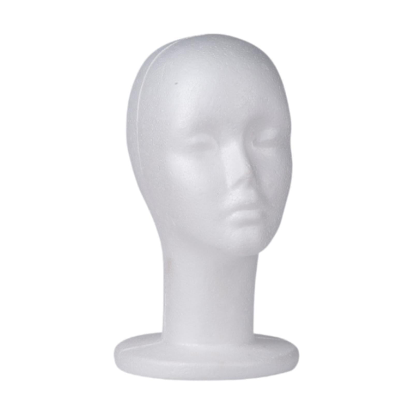 Serenable 2xFoam Mannequin Head Display Model for Stylist Clothing Stores