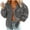 Gray, variant on BiZtdJrK Womens Fleece Zip Up Jacket with Hooded Solid Color Long Sleeve Sweatshirt Jackets Casual Pockets Hoodies Coat Fall Clothes Ofertas Flash Black XXL