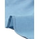 thumbnail image 5 of Blusa sólida liviana para mujer Camiseta sin mangas de ajuste holgado sin mangas Azul claro L, 5 of 6