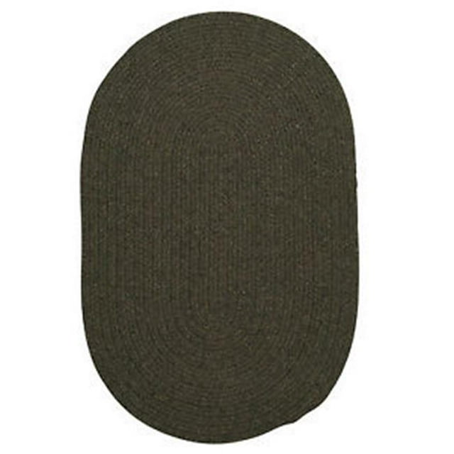 Colonial Mills Tapis WL55R048X072 Bristol - Olive 4 Pi. x 6 Pi. Tapis Tressé