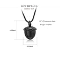 thumbnail image 2 of Acorns Cremation Jewelry for Ashes Holder Urn Necklace for Ashes of Loved One Memory Necklace Pendant with Chain, 2 of 6