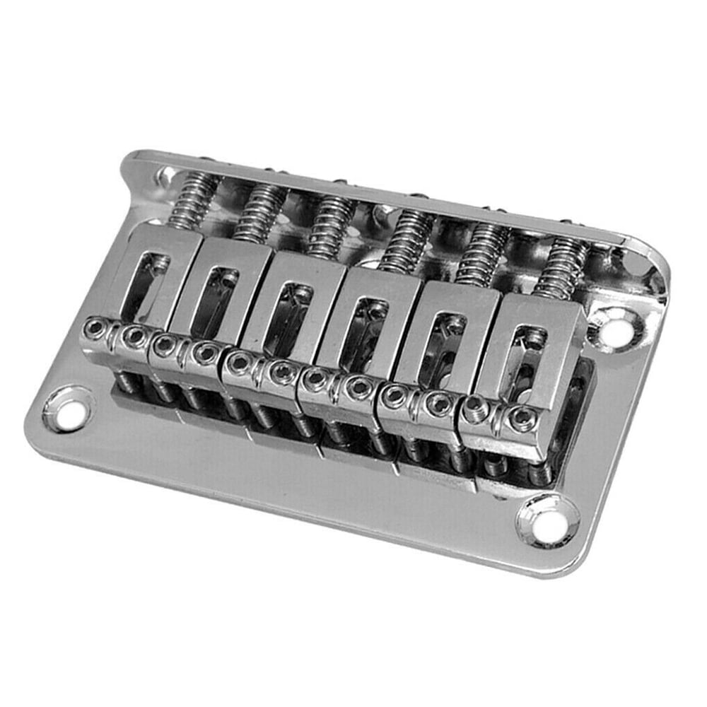 78mm Fixed Hardtail Saddle Bridge Top Load Guitar Tailpiece for 6