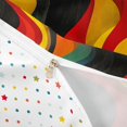 thumbnail image 3 of Castle Fairy Bold Retro Curved Wave Abstract Duvet Cover Queen,Thick Swirl Contrast Color Tile Queen Bedding,Red Black,Reversible,3-Piece,No Comforter,1 Duvet Cover and 2 Pillowcases, 3 of 5