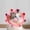 Pink, variant on Cat Dog Elizabethan Collar Crown Cone with Colorful Dots Post-Surgery Bathing Grooming Protection Fun Dress-Up for Cat Small Dog