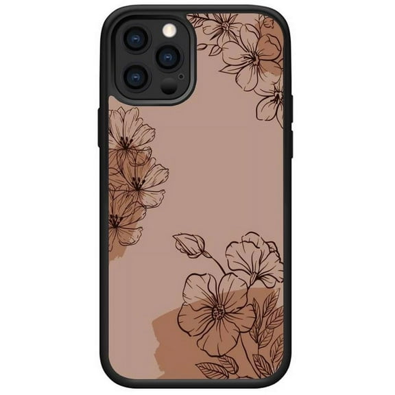 Compatible with iPhone 11 Pro Max case Soft TPU Glossy Flower Pattern Phone Case for Women and Girls