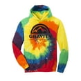 thumbnail image 1 of GOC Mountain Water-Based Mens Tie-Dye Pullover Hoodie - Rainbow - X-Large, 1 of 1
