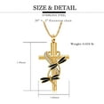 thumbnail image 2 of Cross Urn Necklace for Ashes for Mother's Day Gifts for Mom Necklace Cross Jewelry Gifts for Mother Daughter Grandma Cross Pendant Necklace for Women Memorial Ashes Jewelry, 2 of 5