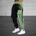thumbnail image 5 of Pantalones de chándal de pierna ancha para hombre, pantalón largo con estampado 3D Y2k, chándal informal de Golf, Hip Hop, para exteriores, gimnasio, novedad, 5 of 5