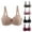 Pink, variant on Women's Seamless Comfortable Daily Bra, Women's Bras Underwire E Cup Plus Size Lightly Padded With Side Support