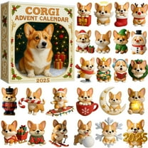Corgi Dog Advent Calendar 2025, 24 Days of Corgi Themed Holiday Surprise, Christmas Countdown Decor for Corgi Lovers