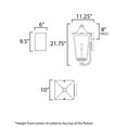 thumbnail image 3 of Maxim Lighting - Sutton Place VX - 2 Light Outdoor Wall Sconce-22 Inches Tall, 3 of 5