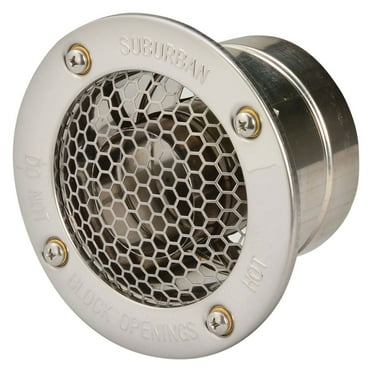 Suburban 261616 Nautilus Water Heater Vent Cap - 1" for 0" to 1" Wall Thickness