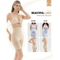 thumbnail image 4 of Shapewear for Women Tummy Control, Butt Lifting High Waisted Body Shaper Shorts Under Dresses Thigh Slimmer, 4 of 5